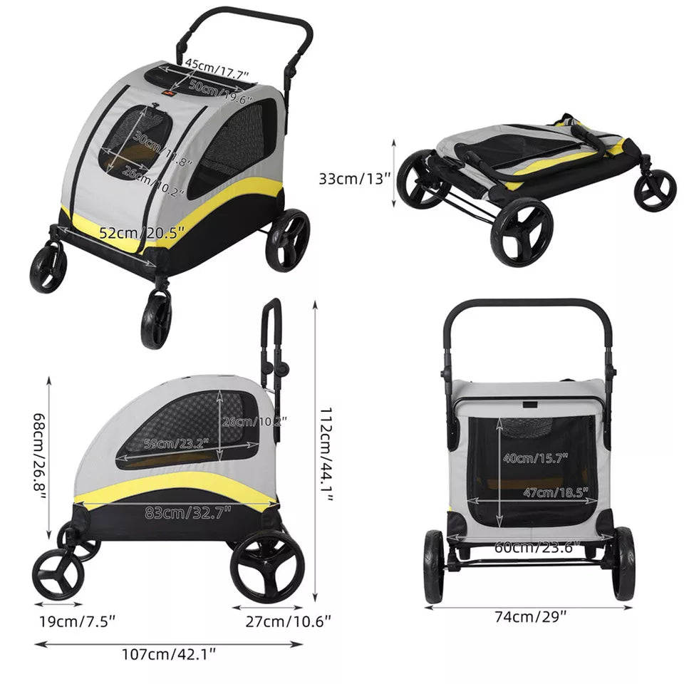 Buy heavy-duty dog stroller for large pets â€“ Australia online store