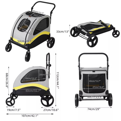 Buy heavy-duty dog stroller for large pets â€“ Australia online store