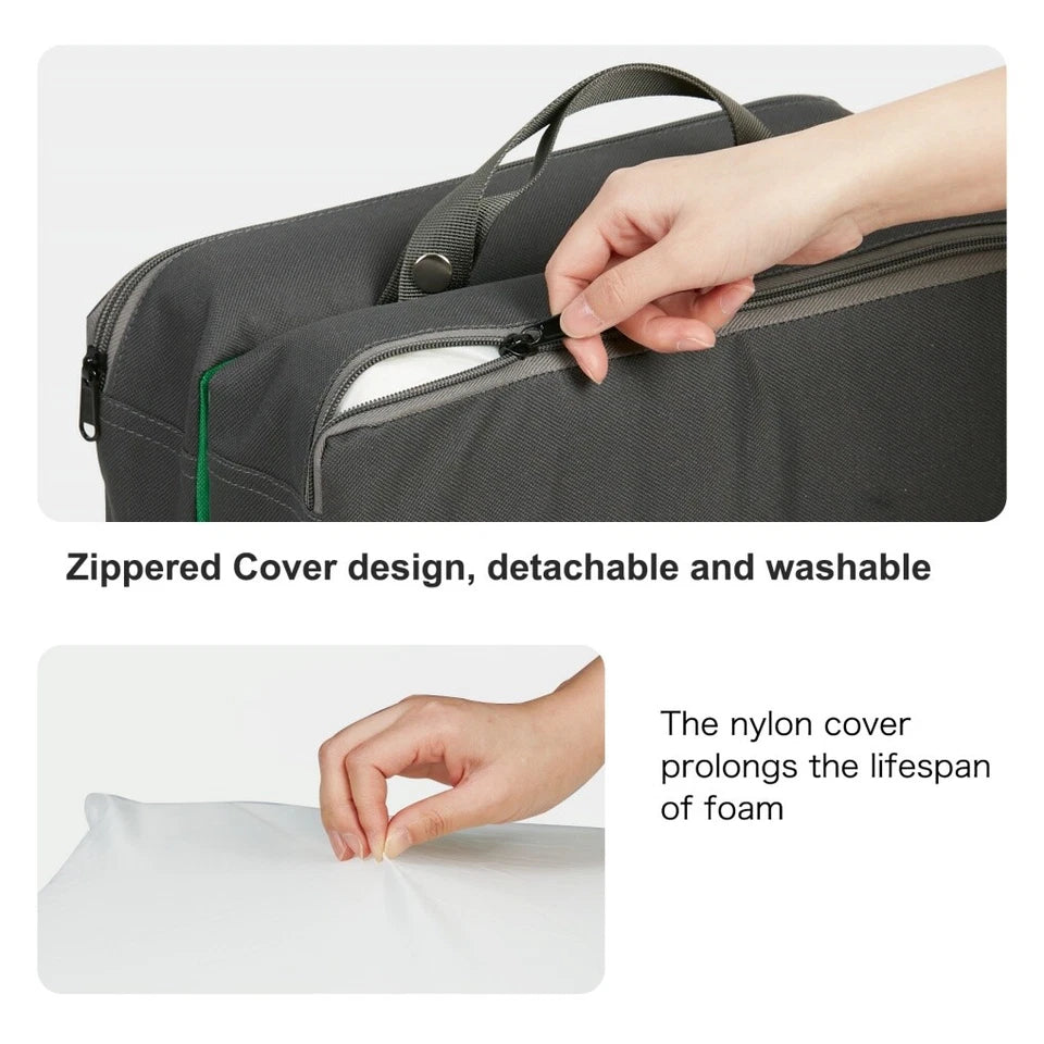 P&P Green & Grey Thick Foam Kneeling Pad for Gardening, Housework, Camping & Repairs