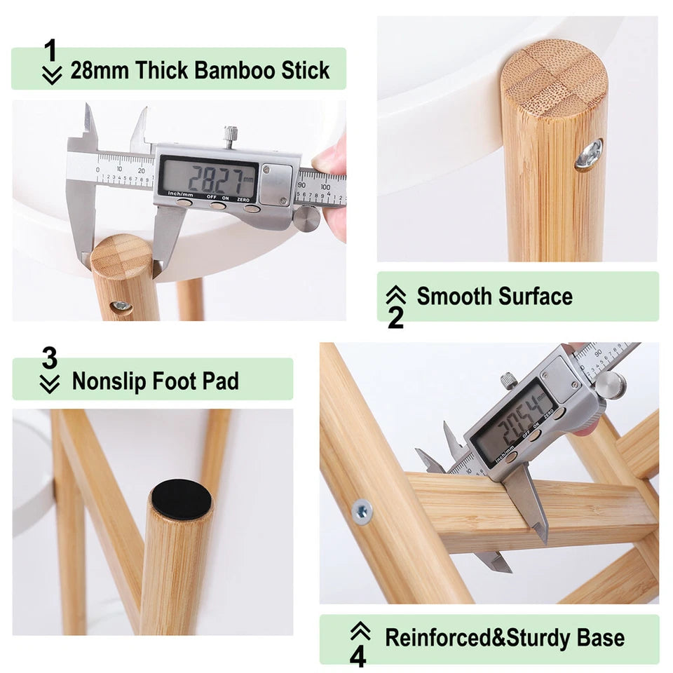 4 Tier Bamboo Plant Stand