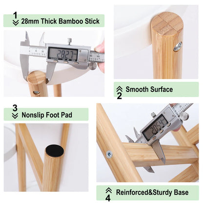 4 Tier Bamboo Plant Stand