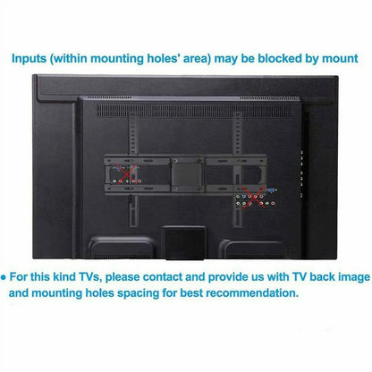 Space-saving swivel TV wall mount with tilt function