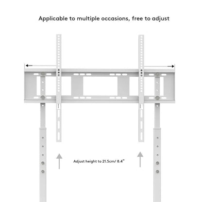 Modern freestanding TV stand with adjustable height