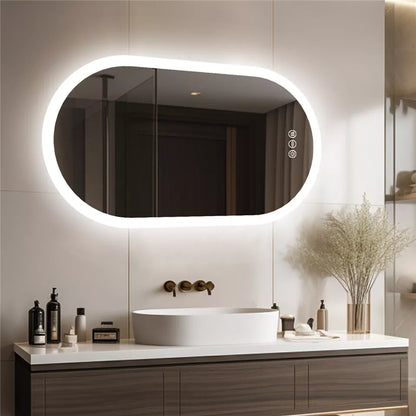 LED Oval Bathroom Mirror for Sale Australia