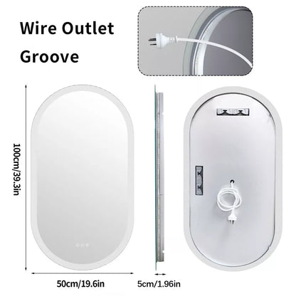 LED Oval Bathroom Mirror for Sale Australia