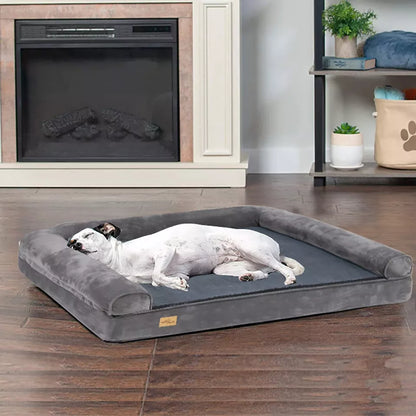 M to XXL Dog Sofa Bed â€“ Plush, Waterproof & Orthopedic(XXL)