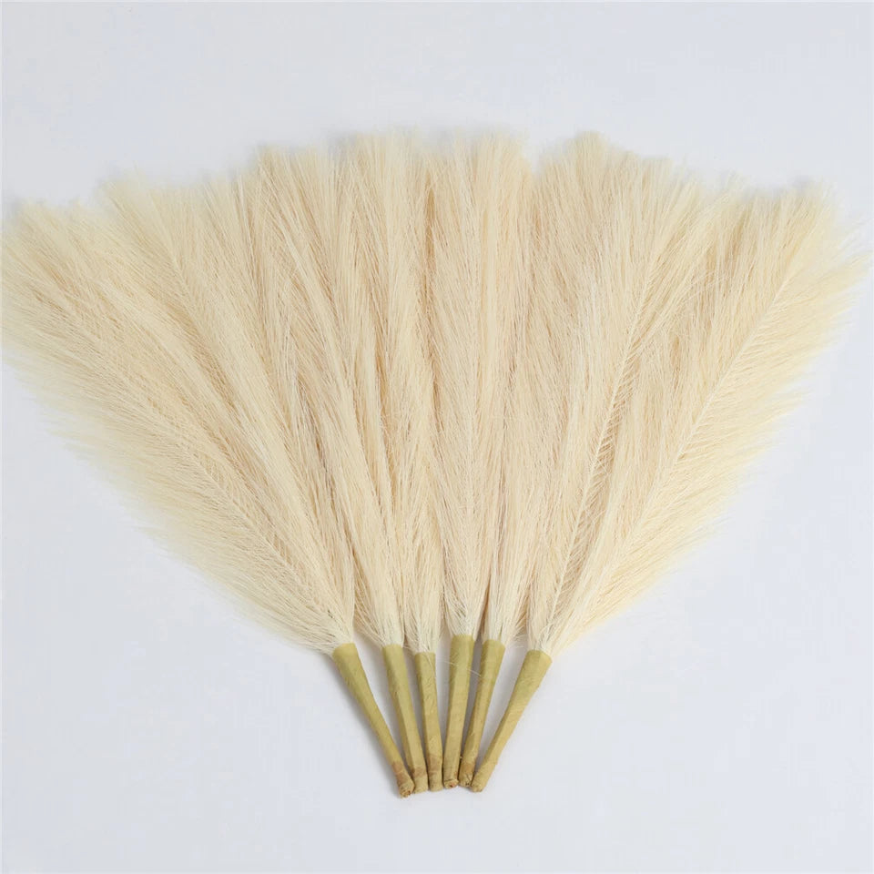Boho 3-piece artificial pampas grass home dÃ©cor set