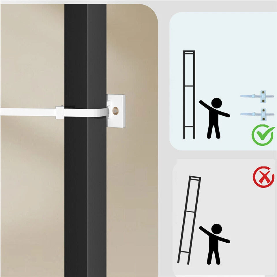 Fin Xxl Heavy Duty Wardrobe With 2 Drawers Bedroom Storage Hanging Bar Clothes Rail