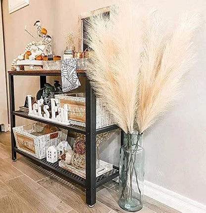 Artificial pampas grass set for vase decoration