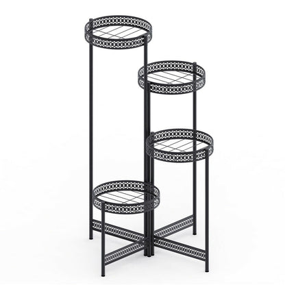Black Metal Flower Pot Stand AU